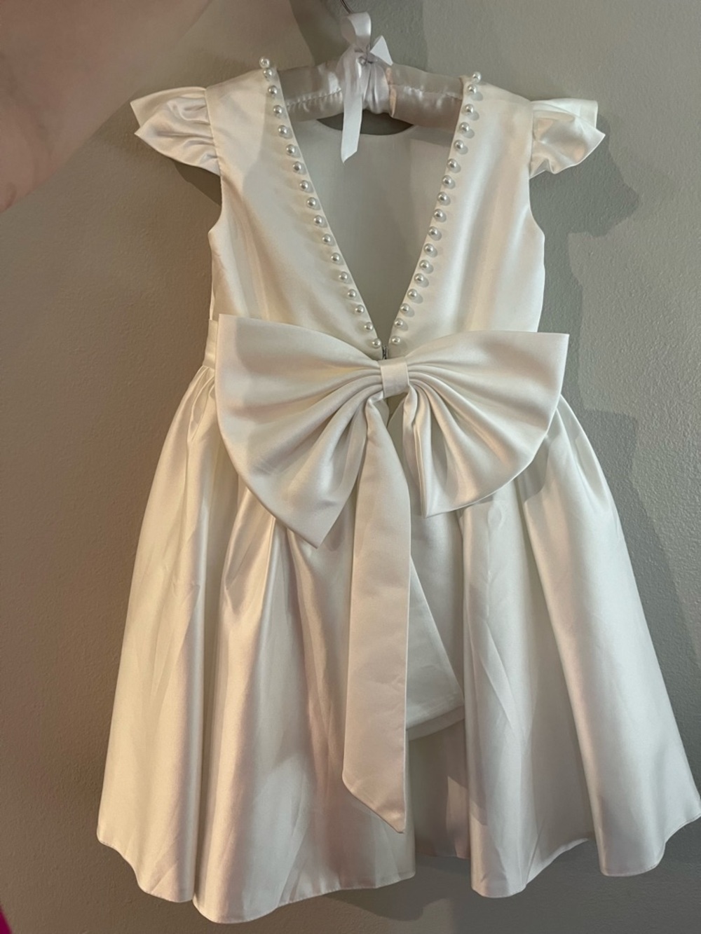 Satin Flower Girl Dress 💐